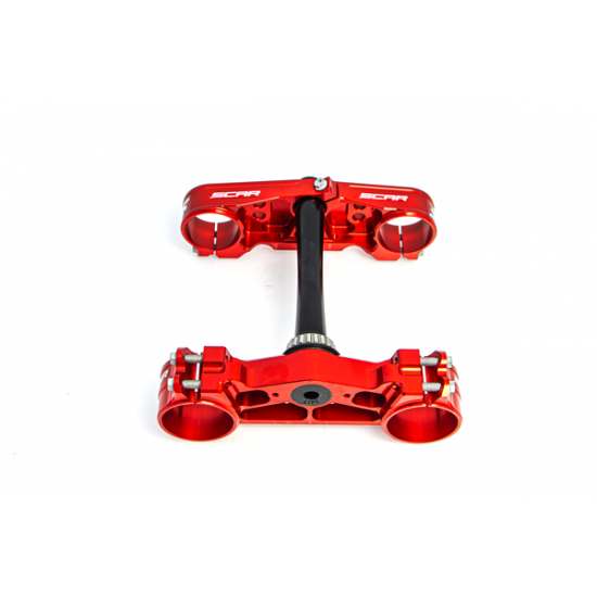 TRIPLE CLAMPS GASGAS 24- RED TRIPLE CLAMPS GASGAS 24- RED