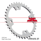 Kettenrad SPROCKET REAR 37T 520