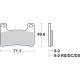 HS Street Excel Sintered Front Brake Pads BRAKE PAD SINT FR HS Street Excel Sintered Front Brake Pads BRAKE PAD SINT FR
