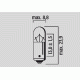 Glühlampen BULB 12V 3W BA9S 10PK