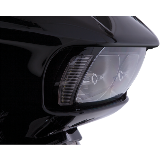 Fang® Headlight Bezels LIGHT BEZEL FANG FLTR BLK