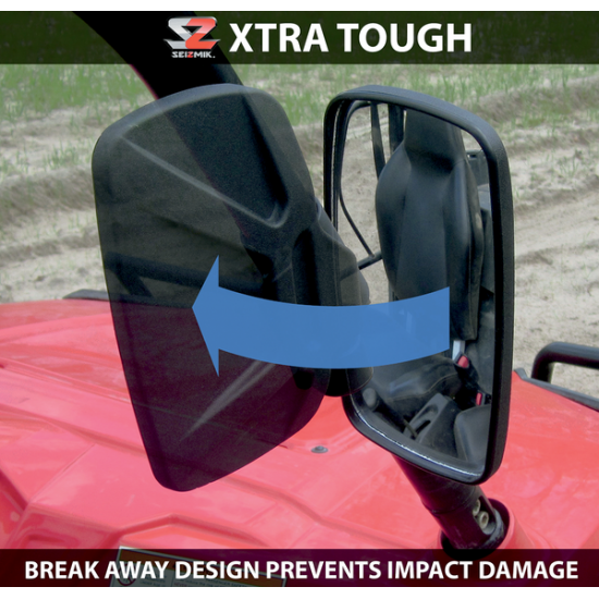 UTV Sideview Mirrors MIRRORS SIDE VIEW 2"