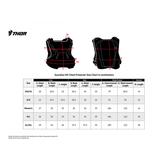 Guardian MX Brustprotektor GUARDIAN MX FLO/GN XL/2X