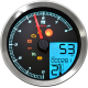 HD-04 Speedometer/Tachometer TACH MULTI METR HD-04 BK