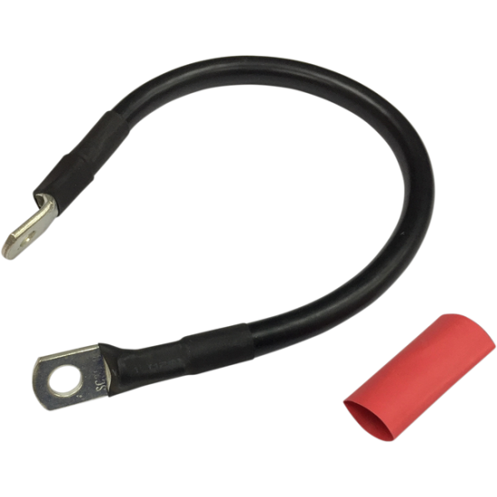 Battery Cable with Optional Shrink Tube CABLE BATTERY BLK 13