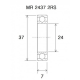 B5 Lager BEARING B5 24X37X7MM