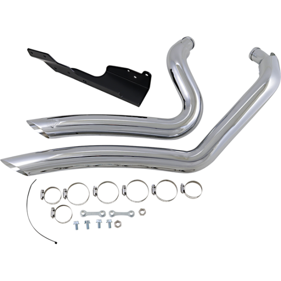 Big Radius 2:2 Exhaust System EXH B-R 2-2 CHR 14-19 XL