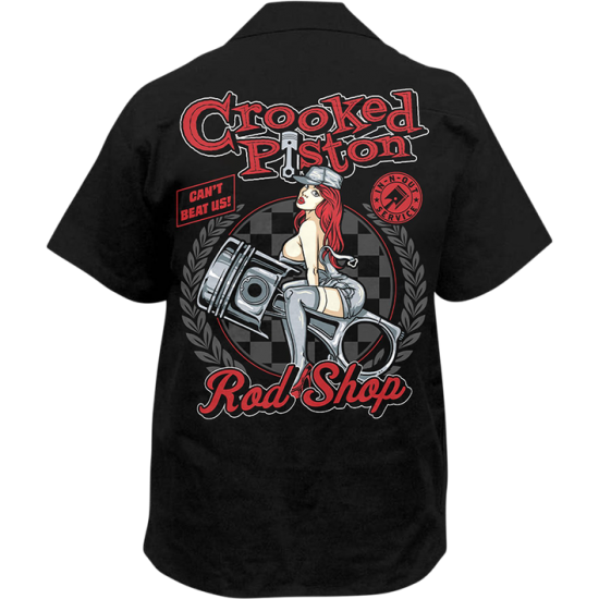 Crooked Piston Shirt SHIRT CROOKEDPISTN BLK 4X