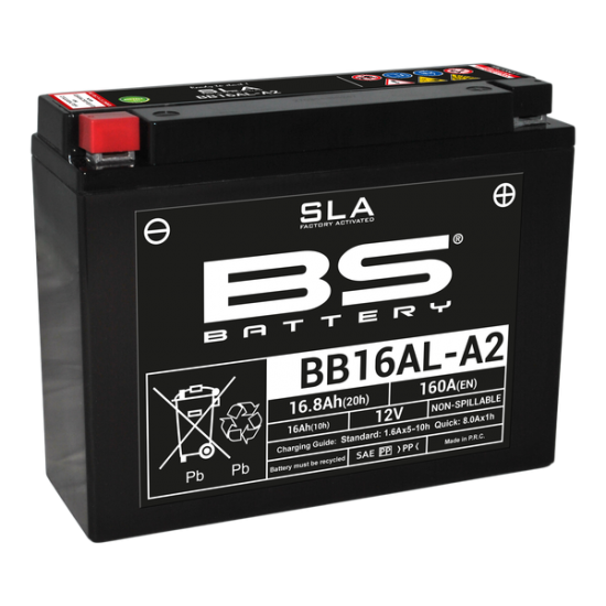 SLA werksseitig aktivierte wartungsfreie AGM-Batterien BATTERY BS BB16AL-A2 SLA