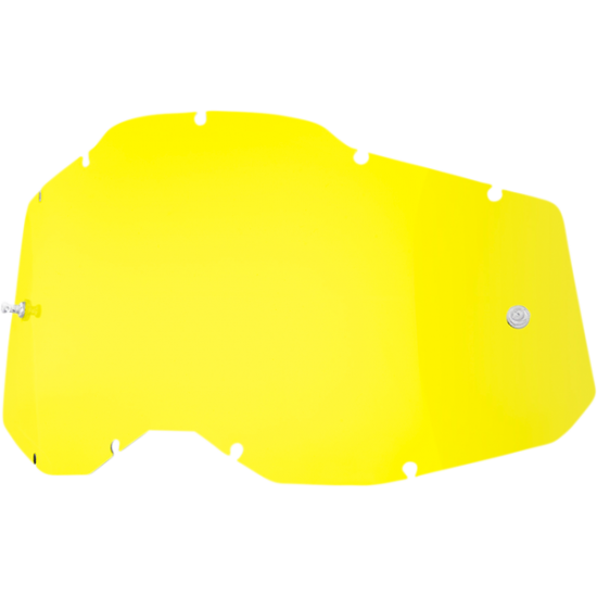 Accuri 2/Racecraft 2/Strata 2 Goggle Lens LENS RC2/AC2/ST2 YELLOW