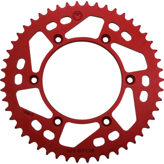 Aluminium-Kettenrad SPROCKET ALU MSE BETA 50T RED Aluminium-Kettenrad SPROCKET ALU MSE BETA 50T RED