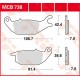 All Round Ceramic Brake Pads BRAKE PAD TRW MCB738