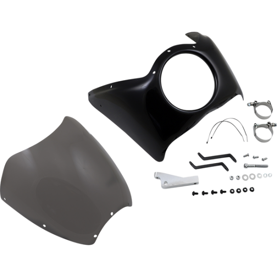 Montagefertige Verkleidung FAIRING 06-17 FXD GLS BLK