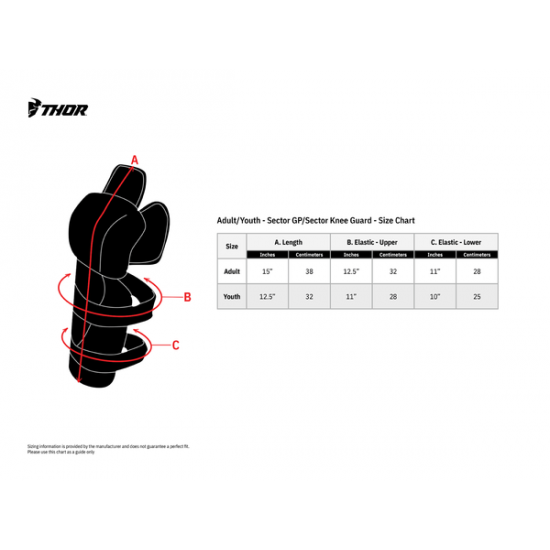 Youth Sector GP Knee Guards KNEEGUARD SECTOR GP YTH GY