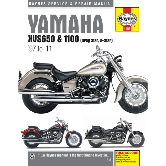 Motorcycle Repair Manual MANUAL YAM XVS650/1100