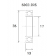 B5 Lager BEARING B5 17X35X10MM