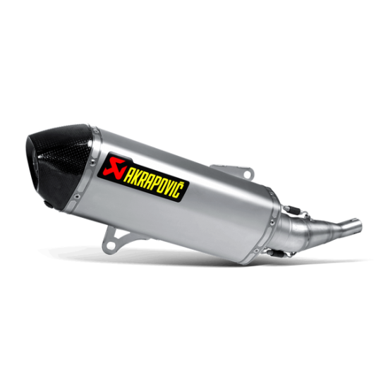 Slip-On Line Muffler SCOOTER MUFFLER SS/CF X-MAX 250