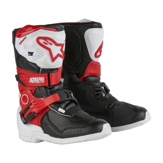 Kids Tech 3S Boots BOOT T3S KIDS WT/BK/R 10