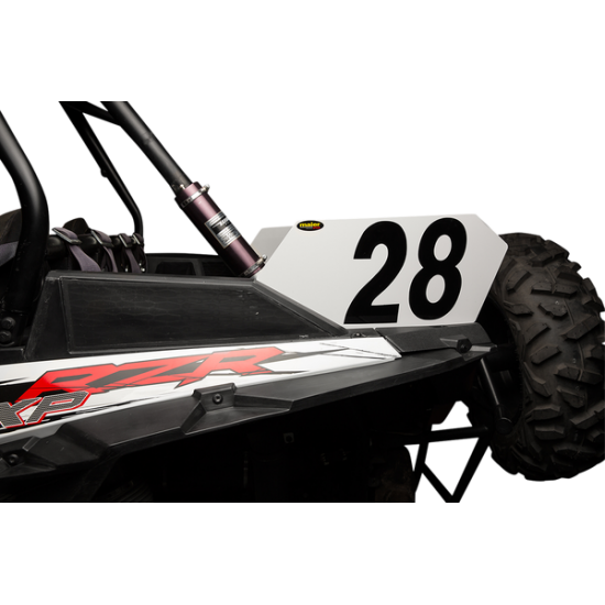 Ersatz-Nummerntafeln NUMBR PLATE FT RZR1000 WH