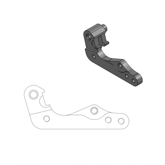 Versatzhalterung für OEM-Bremssattel BRAKE CALIPER ADAPTOR