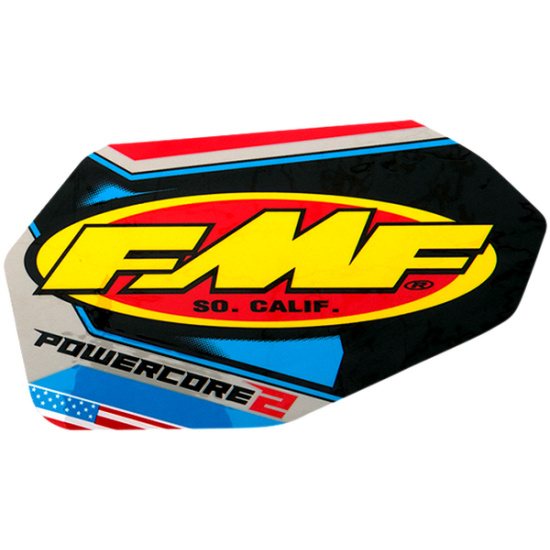 FMF Exhaust Replacement Decal DECAL P-CORE 2 PAT REPL