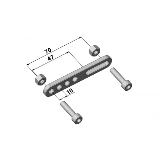 Halterung zur Verlegung von Bremsflüssigkeitsbehälter BRAKE RESRVR RELOCATOR SL